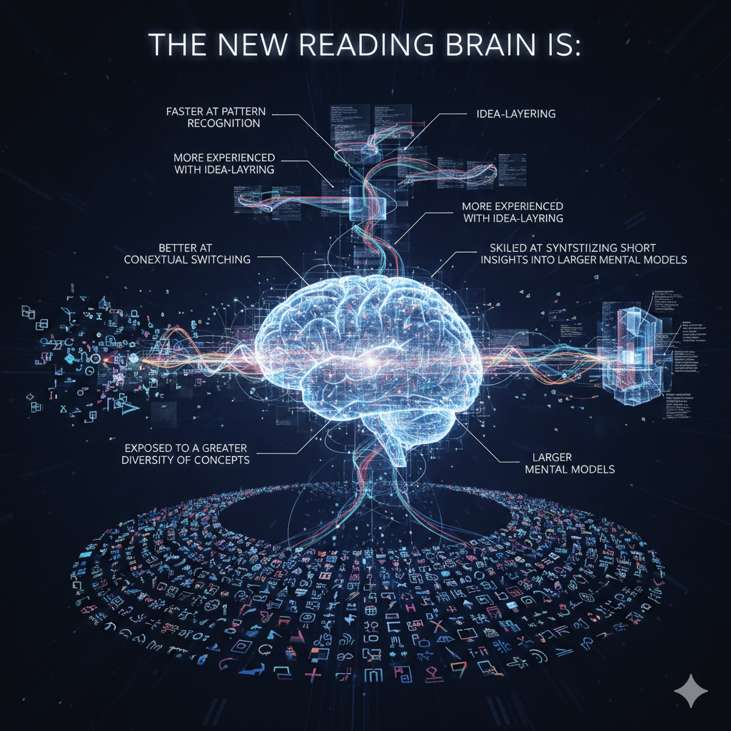 Description of a new and modern intelligent brain and how it is affected by micro-reading