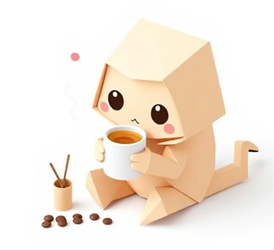 illustration depicting placebo effect associated with drinking coffee