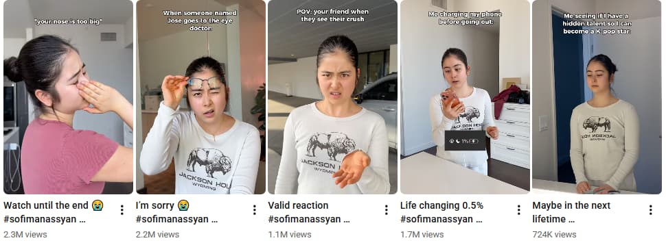 Sofi Manassyan as an example of raw, unfiltered content