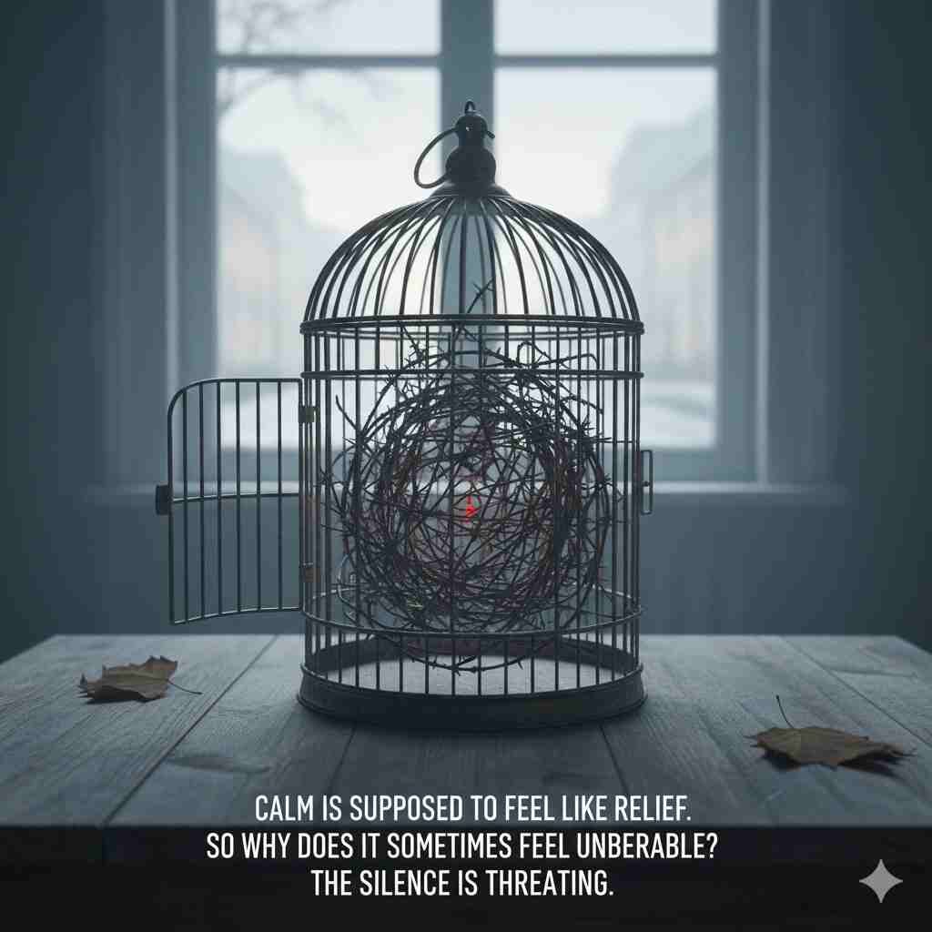 When Calm feels Uncomfortable