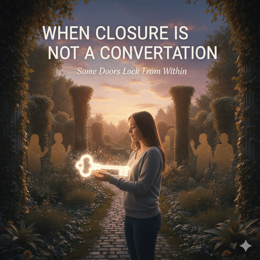 Outgrowing people without a big reason; illustration representing closure