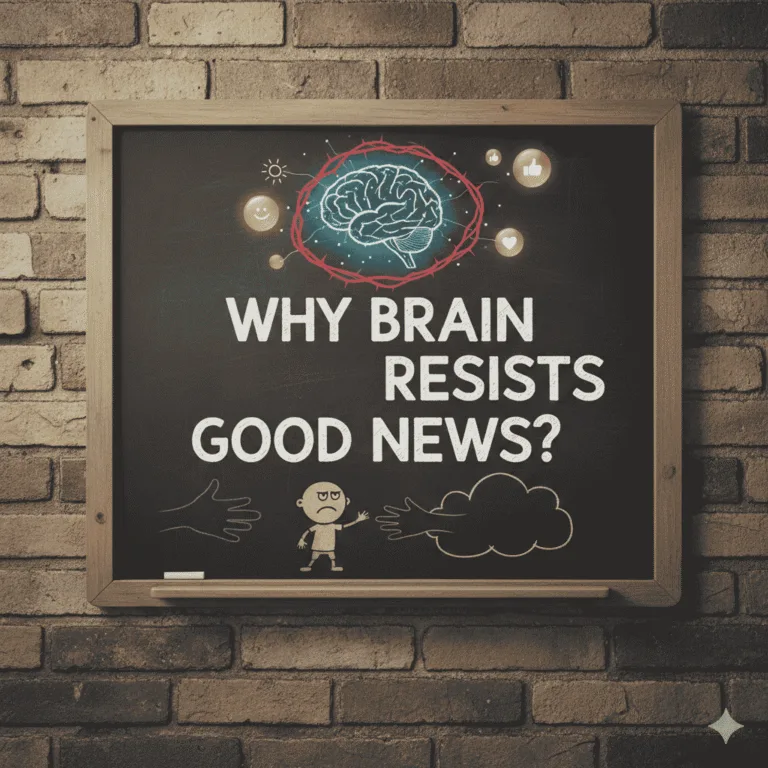 why brain resists good news