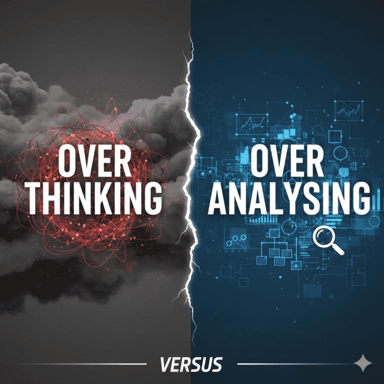 overthinking and over-analyzing