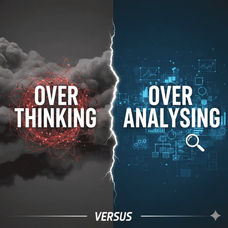overthinking and over-analyzing