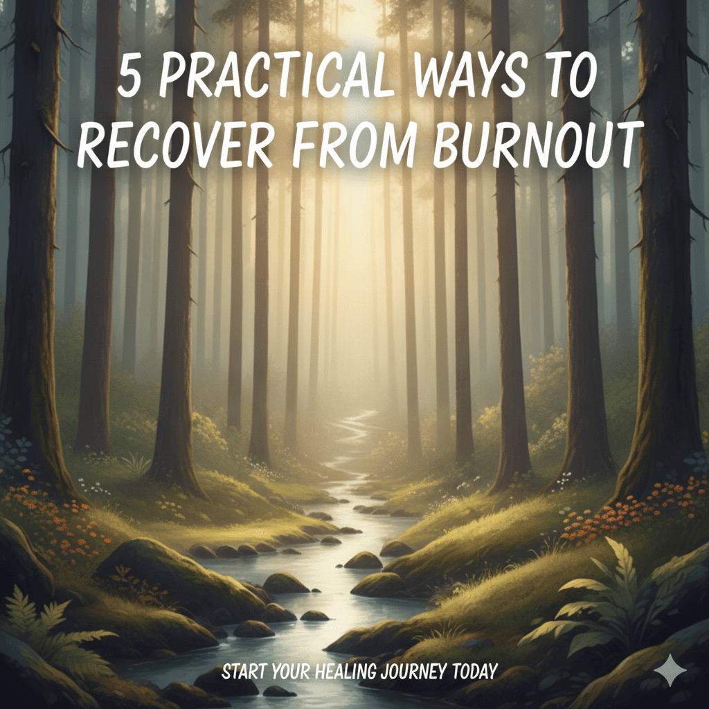 5 practical ways to recover from silent burnout